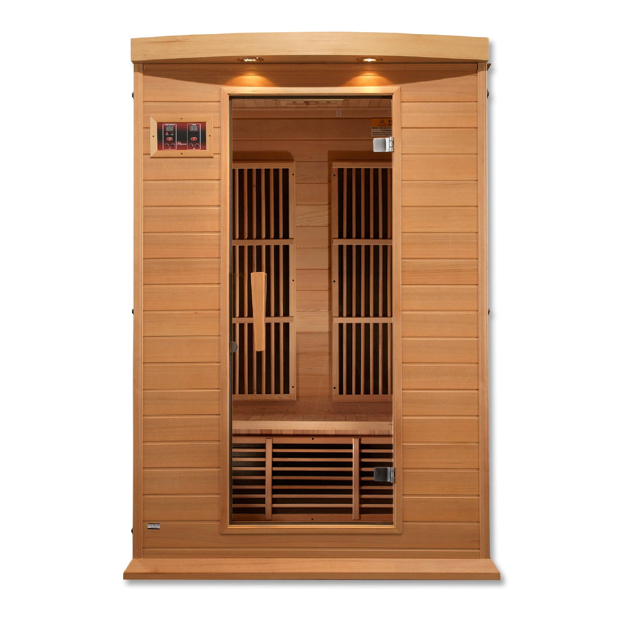 MAXXUS 2 Person Low EMF FAR Infrared Sauna Canadian Hemlock MX-K206-01 - LUXUSFIT Luxury Exercise & Recovery Equipment