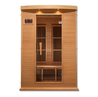 Thumbnail for MAXXUS 2 Person Low EMF FAR Infrared Sauna Canadian Hemlock MX-K206-01 - LUXUSFIT Luxury Exercise & Recovery Equipment
