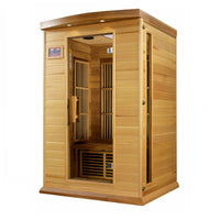 Thumbnail for MAXXUS 2 Person Low EMF FAR Infrared Sauna Canadian Red Cedar MX-K206-01 - LUXUSFIT Luxury Exercise & Recovery Equipment