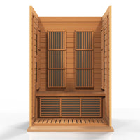 Thumbnail for MAXXUS 2 Person Low EMF FAR Infrared Sauna Canadian Red Cedar MX-K206-01 - LUXUSFIT Luxury Exercise & Recovery Equipment