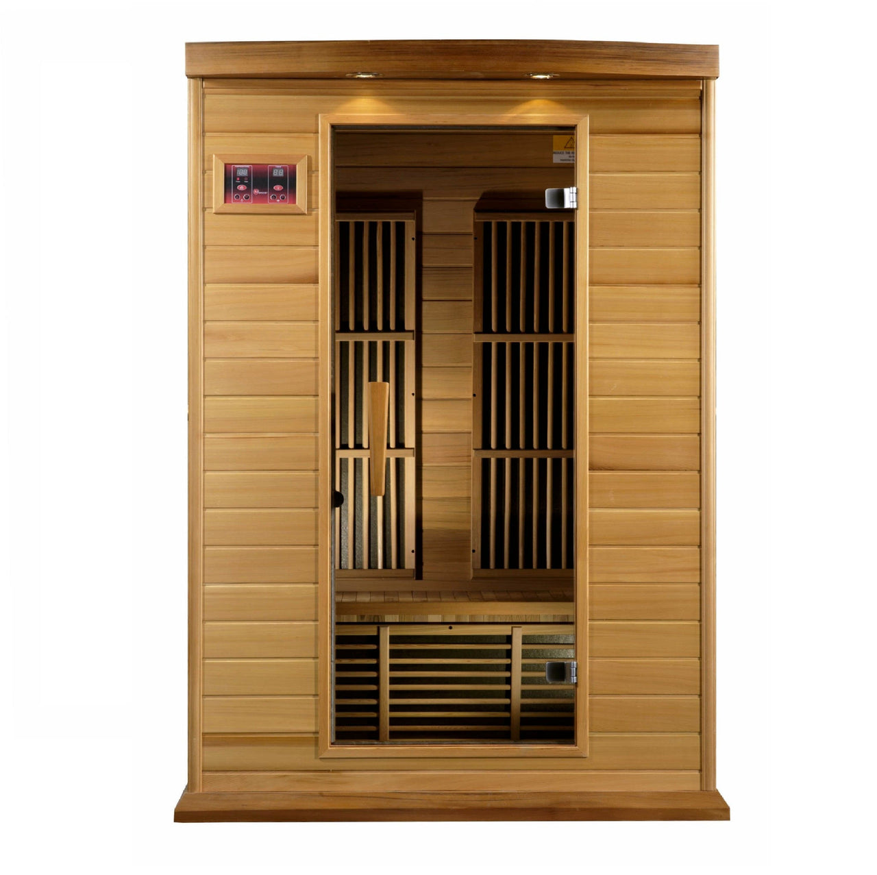 MAXXUS 2 Person Low EMF FAR Infrared Sauna Canadian Red Cedar MX-K206-01 - LUXUSFIT Luxury Exercise & Recovery Equipment