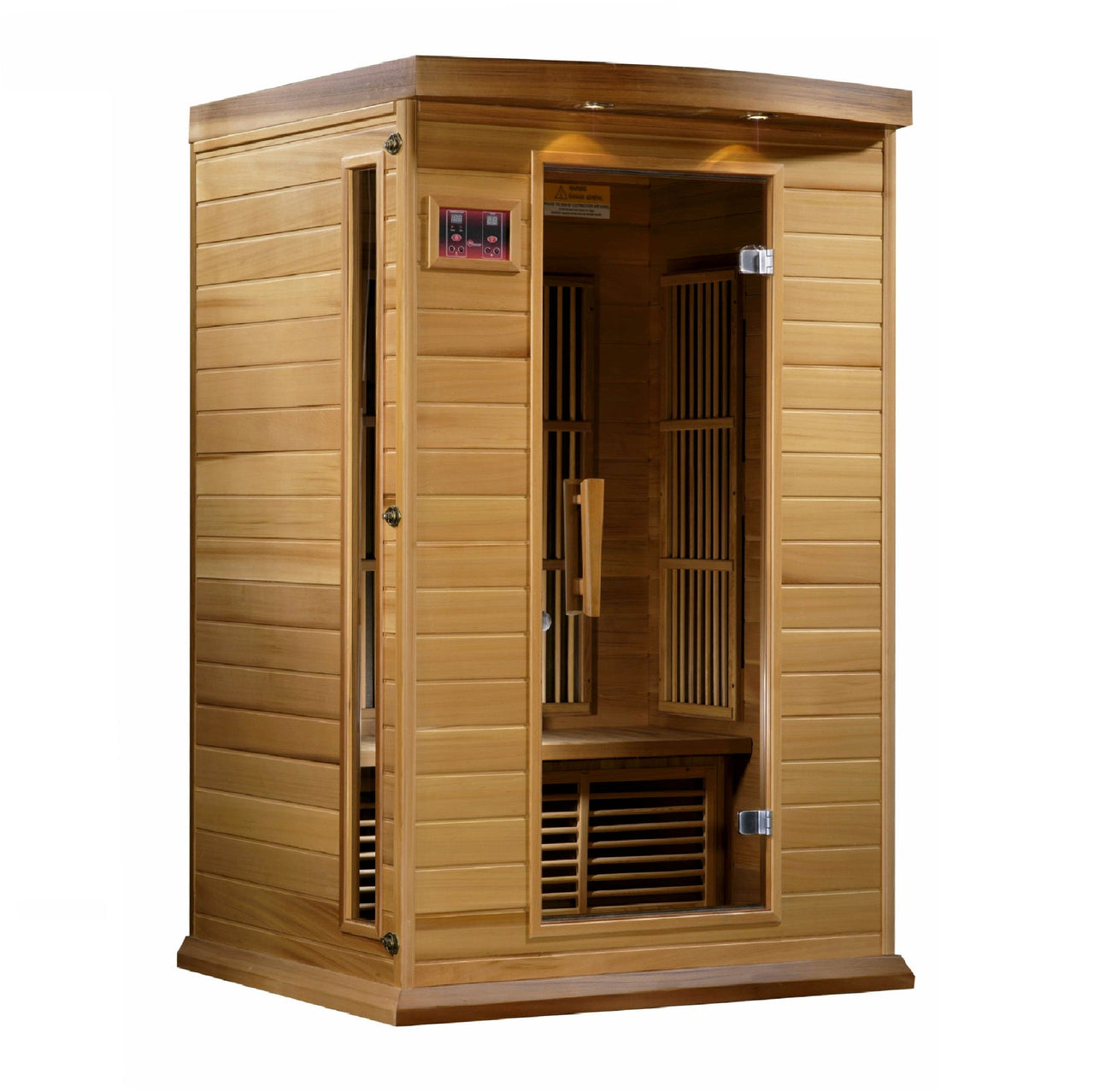 MAXXUS 2 Person Low EMF FAR Infrared Sauna Canadian Red Cedar MX-K206-01 - LUXUSFIT Luxury Exercise & Recovery Equipment
