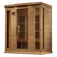 Thumbnail for MAXXUS 4 Person Near Zero EMF FAR Infrared Sauna - Canadian Hemlock - LUXUSFIT Luxury Exercise & Recovery Equipment
