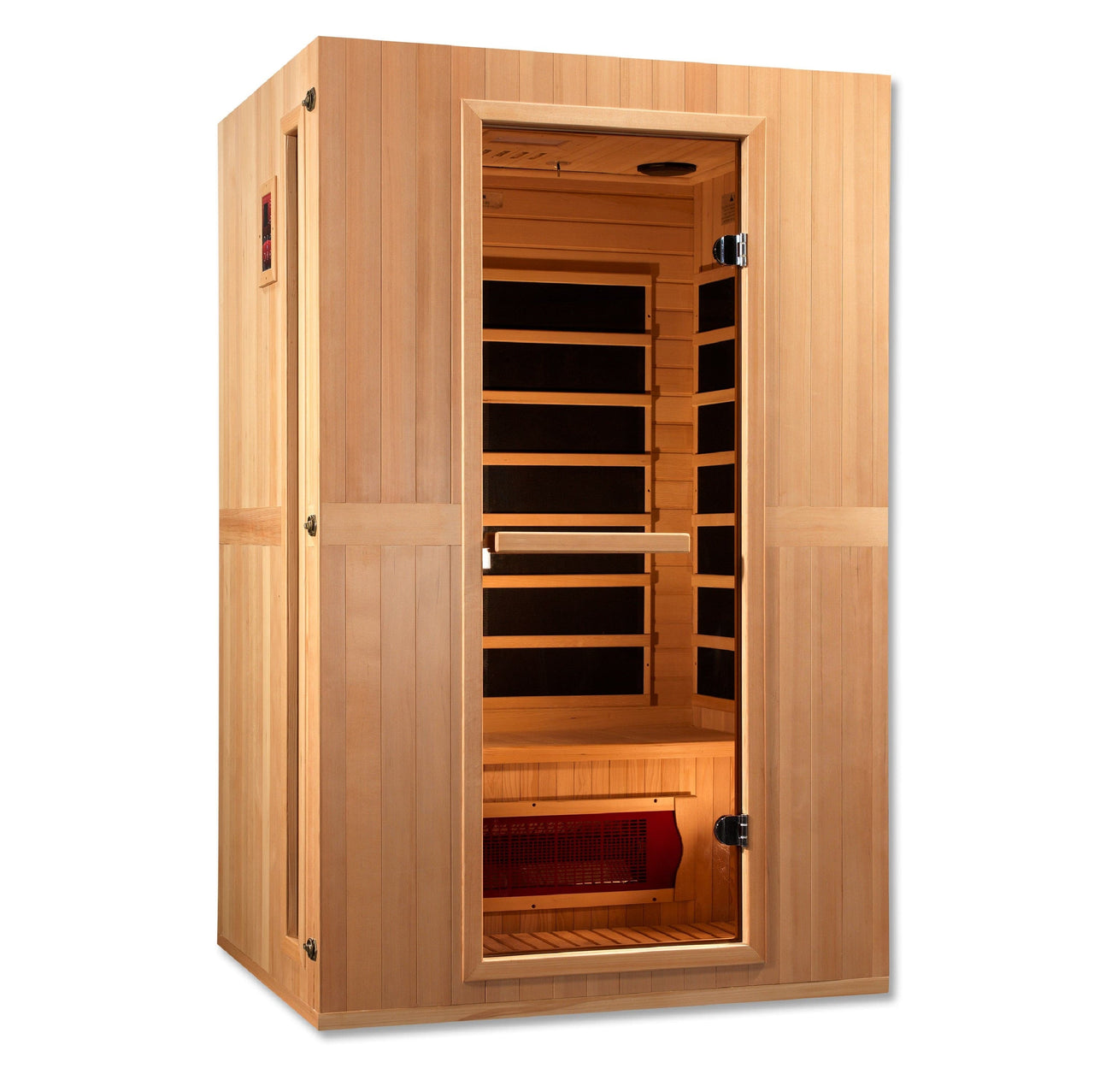 MAXXUS "Serenity"  Dual Tech 2 Person Low EMF FAR Infrared Sauna Canadian Hemlock - LUXUSFIT Luxury Exercise & Recovery Equipment