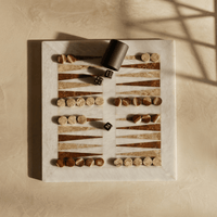 Thumbnail for Luxury Marble Backgammon Set