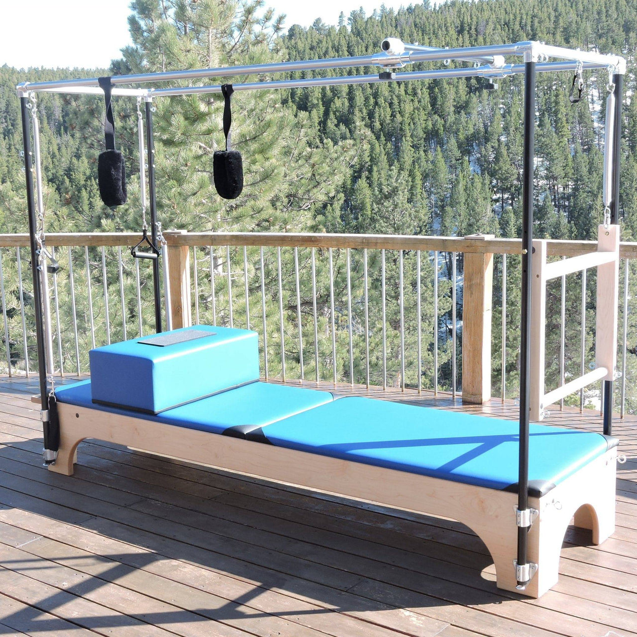 Jay Hart Designed Custom Pilates Sitting Box - LUXUSFIT Luxury Exercise & Recovery Equipment