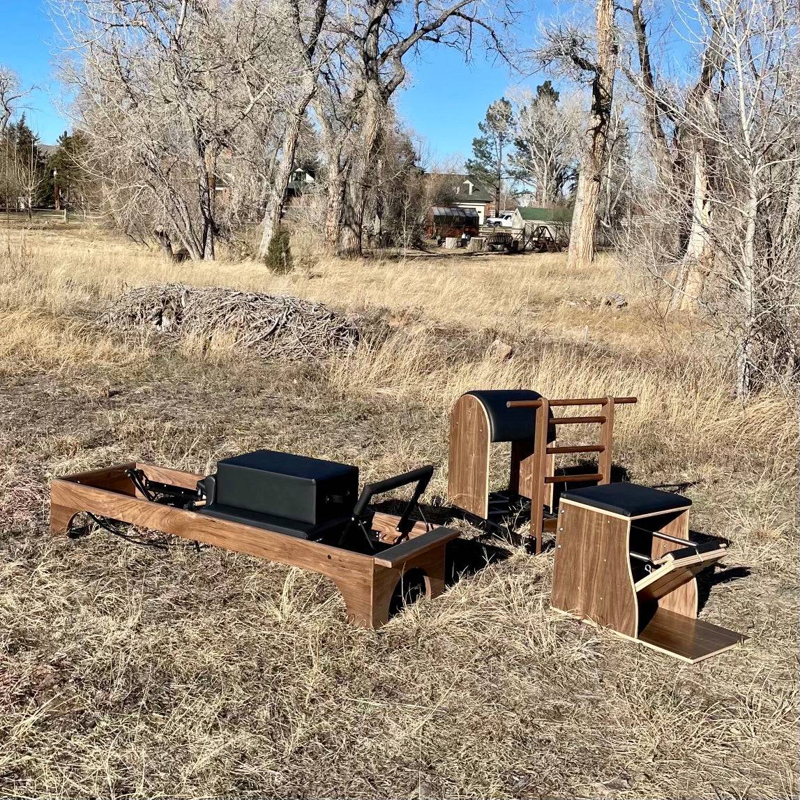 Jay Hart Designed Custom Pilates Reformer - LUXUSFIT Luxury Exercise & Recovery Equipment