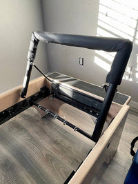 Thumbnail for Jay Hart Designed Custom Pilates Reformer with Half-Trapeze Tower - LUXUSFIT Luxury Exercise & Recovery Equipment