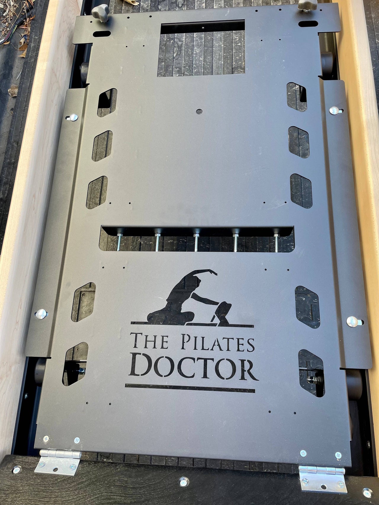 Jay Hart Designed Custom Pilates Reformer with Half-Trapeze Tower - LUXUSFIT Luxury Exercise & Recovery Equipment