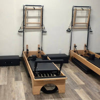 Thumbnail for Jay Hart Designed Custom Pilates Reformer with Half-Trapeze Tower - LUXUSFIT Luxury Exercise & Recovery Equipment