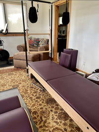 Thumbnail for Jay Hart Designed Custom Pilates Reformer with Half-Trapeze Tower - LUXUSFIT Luxury Exercise & Recovery Equipment