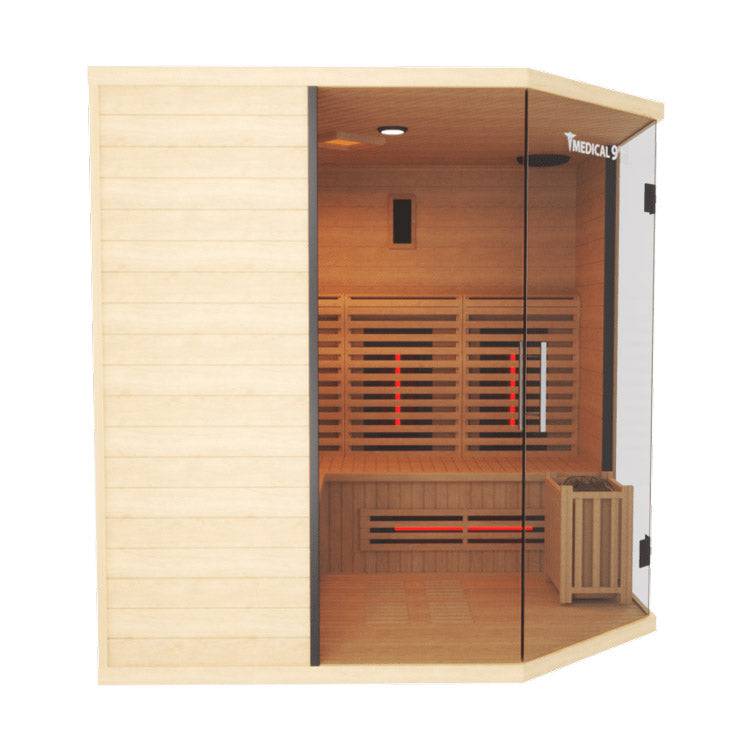 MEDICAL 9 Plus Person Hybrid Sauna - LUXUSFIT Luxury Exercise & Recovery Equipment