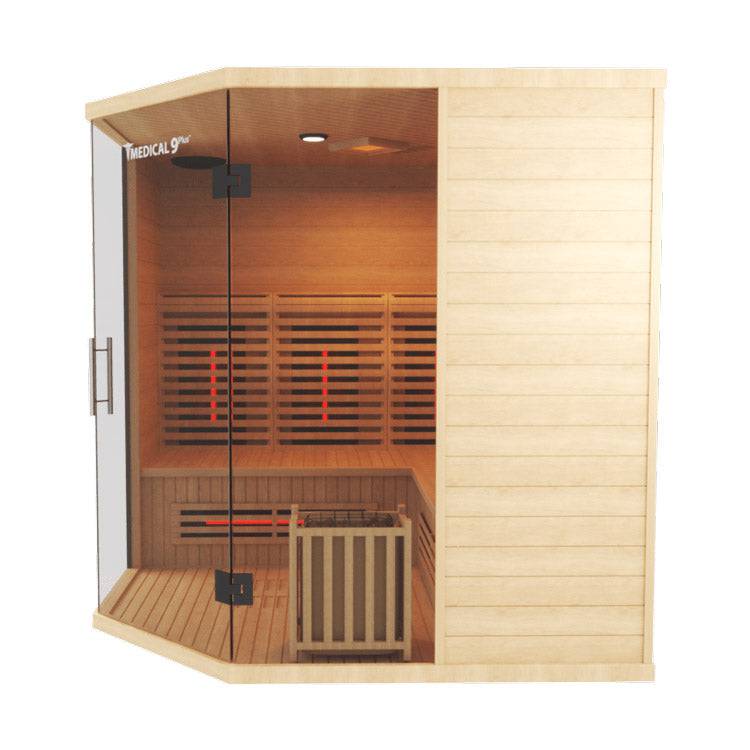 MEDICAL 9 Plus Person Hybrid Sauna - LUXUSFIT Luxury Exercise & Recovery Equipment