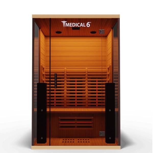 MEDICAL 6 Person Ultra Full-Spectrum Sauna - LUXUSFIT Luxury Exercise & Recovery Equipment