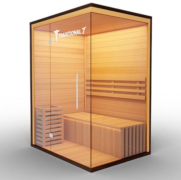Medical 7 Traditional Sauna - LUXUSFIT Luxury Exercise & Recovery Equipment