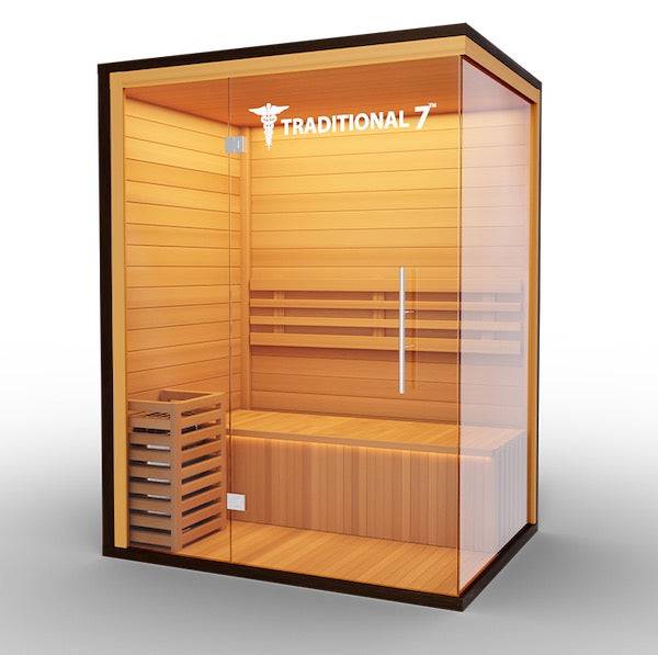 Medical 7 Traditional Sauna - LUXUSFIT Luxury Exercise & Recovery Equipment