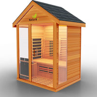 Thumbnail for MEDICAL Nature 7 Person Outdoor Infrared Sauna - LUXUSFIT Luxury Exercise & Recovery Equipment