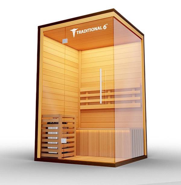 Medical 6 Traditional Sauna - LUXUSFIT Luxury Exercise & Recovery Equipment