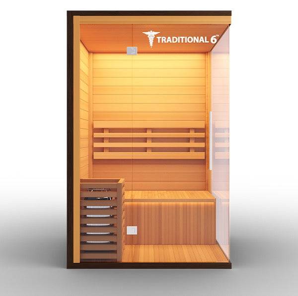 Medical 6 Traditional Sauna - LUXUSFIT Luxury Exercise & Recovery Equipment