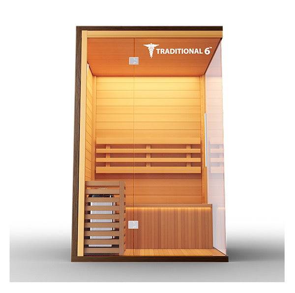 Medical 6 Traditional Sauna - LUXUSFIT Luxury Exercise & Recovery Equipment