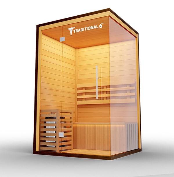 Medical 6 Traditional Sauna - LUXUSFIT Luxury Exercise & Recovery Equipment