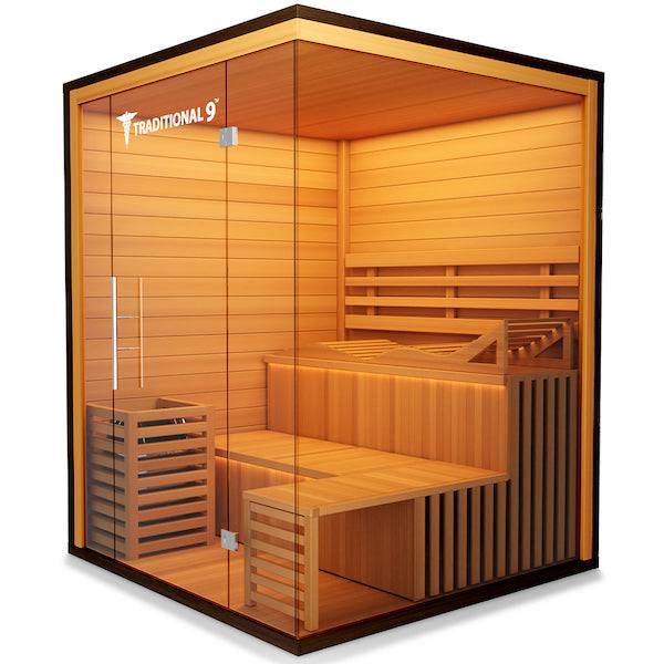 MEDICAL 9 Plus Person Traditional Sauna - LUXUSFIT Luxury Exercise & Recovery Equipment