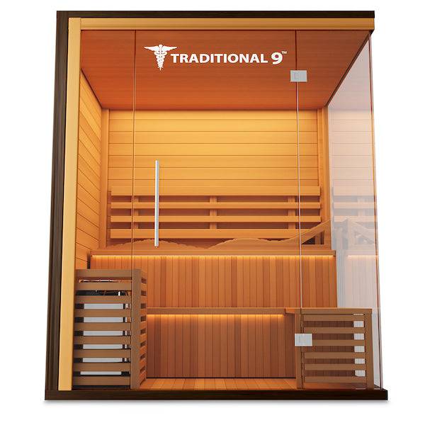 MEDICAL 9 Plus Person Traditional Sauna - LUXUSFIT Luxury Exercise & Recovery Equipment