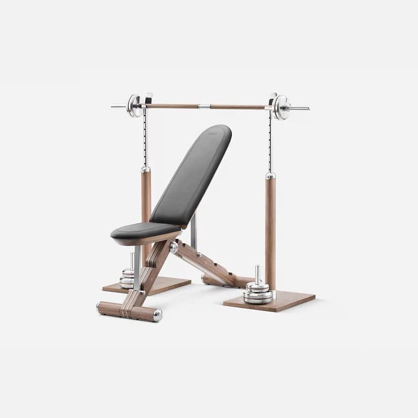 PENT. BYSTRA Bench Rack Set - LUXUSFIT Luxury Exercise & Recovery Equipment