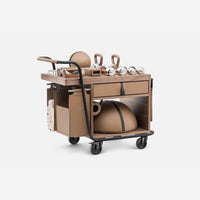 Thumbnail for PENT. SOPHIA Mobile Gym Cart - Light - LUXUSFIT Luxury Exercise & Recovery Equipment
