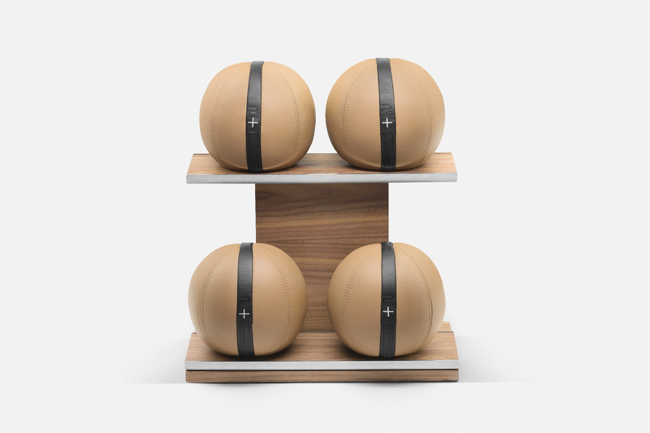 MOXA™ POWER - Weighted Gym Balls With Horizontal Rack - LUXUSFIT Luxury Exercise & Recovery Equipment