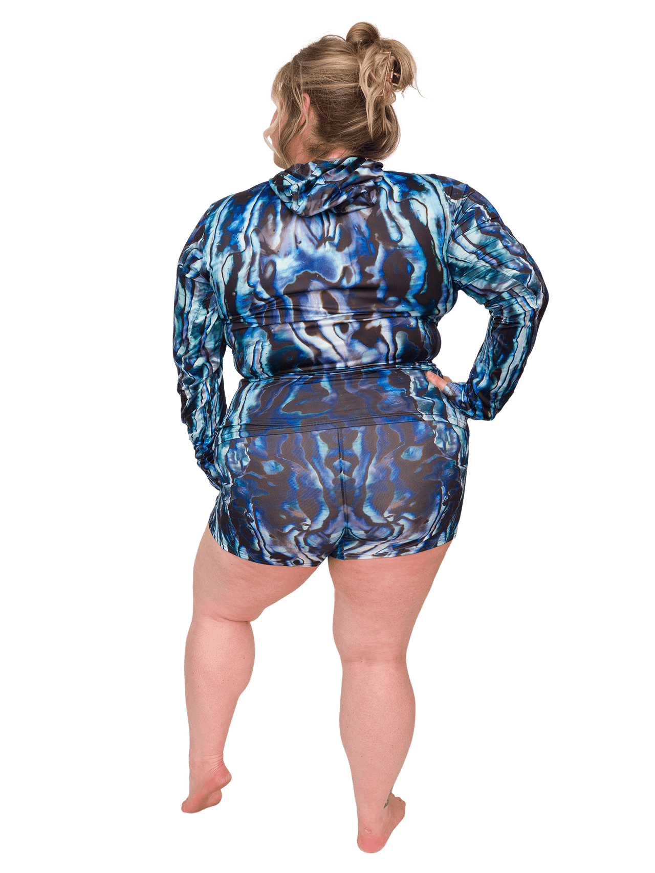 Abalone Restoration 4 Inch Shorts - LUXUSFIT Luxury Exercise & Recovery Equipment