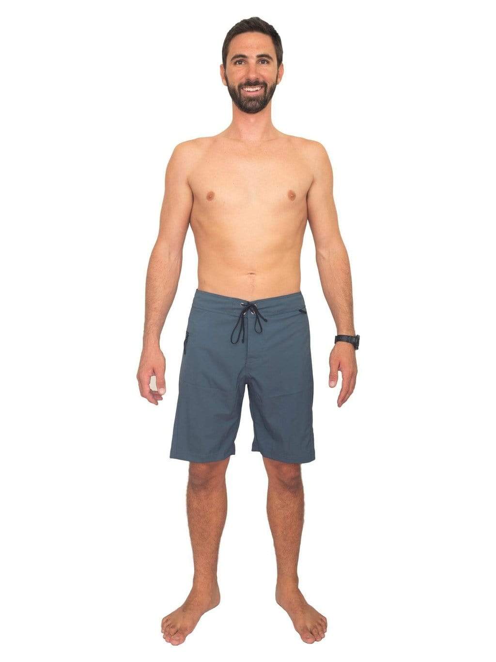 Abyss Blue Boardshorts - LUXUSFIT Luxury Exercise & Recovery Equipment