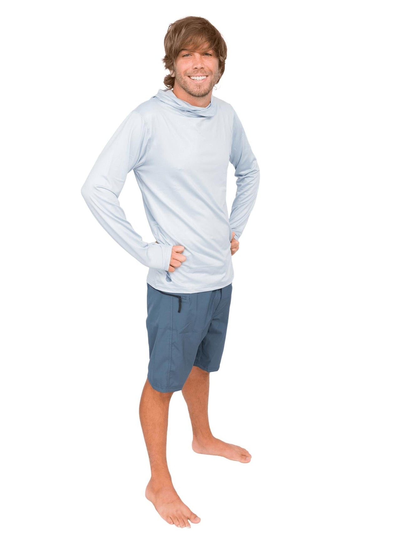 Abyss Blue Boardshorts - LUXUSFIT Luxury Exercise & Recovery Equipment