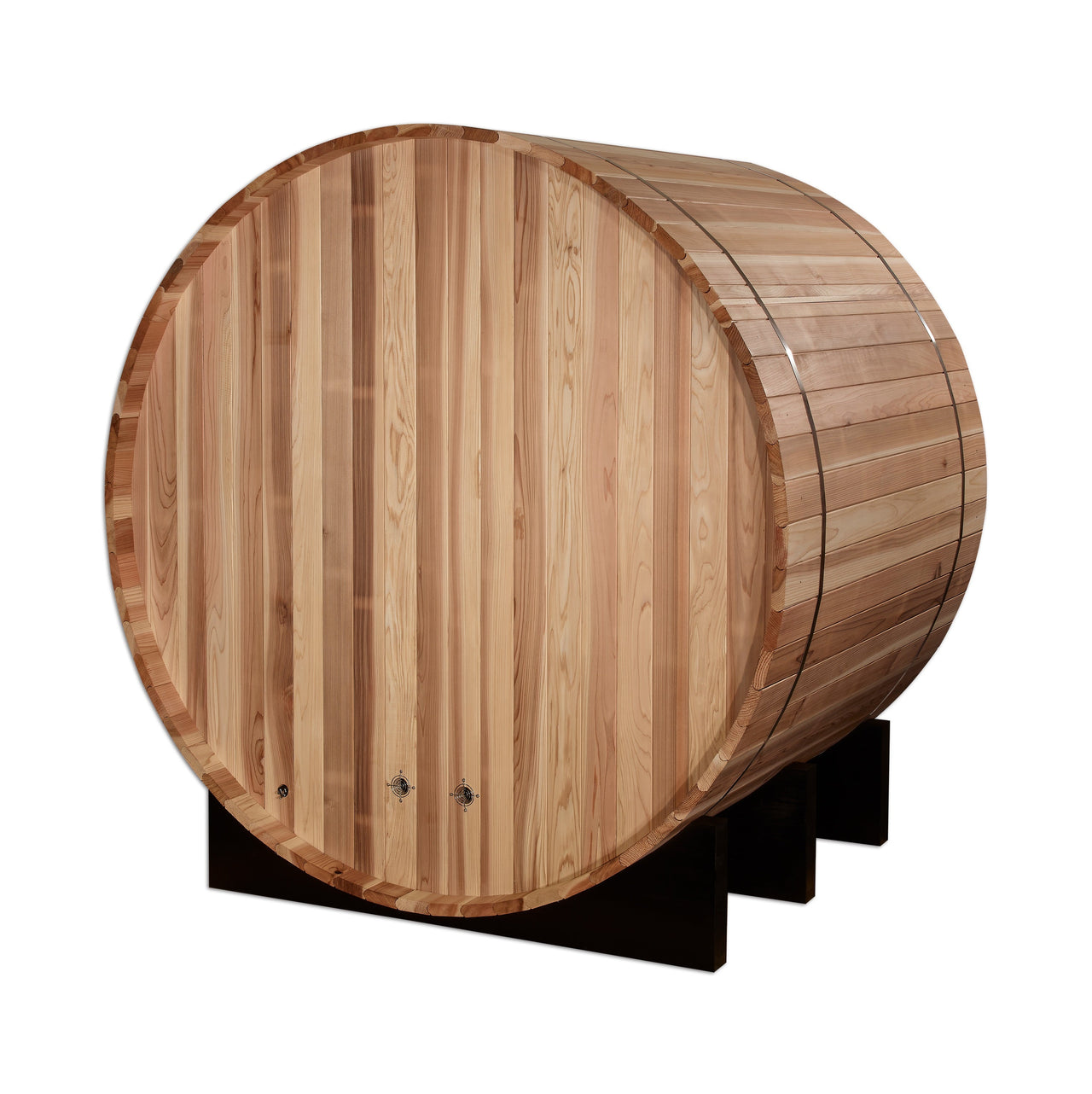 Golden Designs "St. Moritz" 2 Person Barrel Traditional Sauna -  Pacific Cedar - LUXUSFIT Luxury Exercise & Recovery Equipment