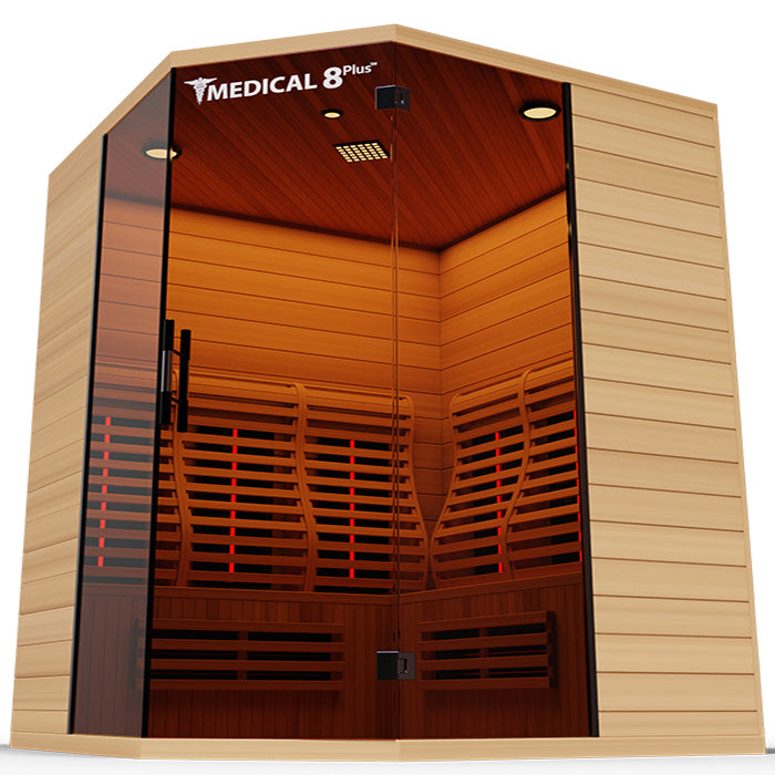 MEDICAL 8 Plus Person V2 Ultra Full-Spectrum Sauna - LUXUSFIT Luxury Exercise & Recovery Equipment